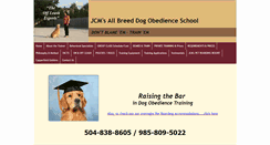 Desktop Screenshot of jcmdogtraining.com